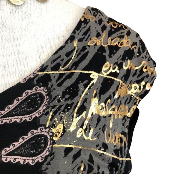 Comfortable “band-aid” dress. Also considered a pencil dress. Cool colors. - Picture 3 of 5